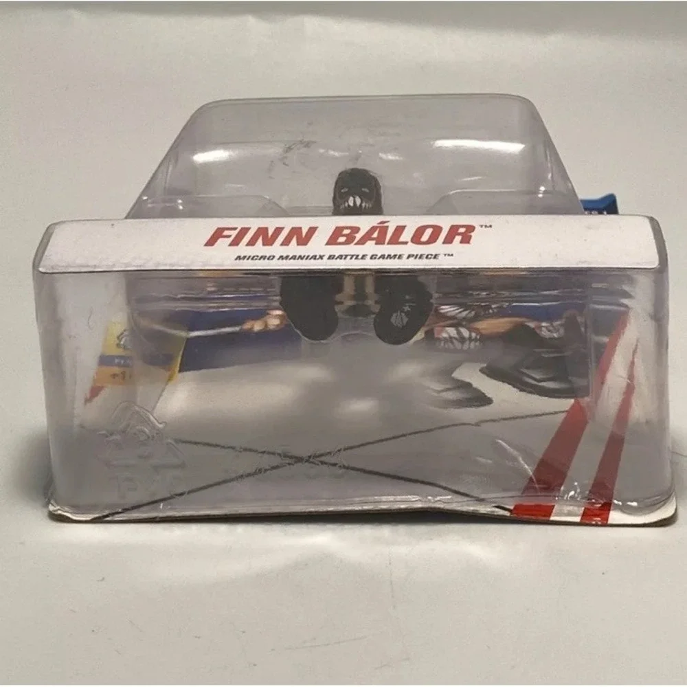 WWE MICRO MANIAX‎ SERIES 1 Finn Balor NEW RAW WRESTLEMANIA  Flyer box damage